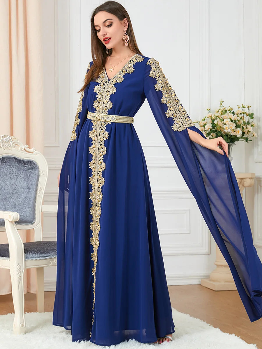 Moroccan Party Abaya Dress