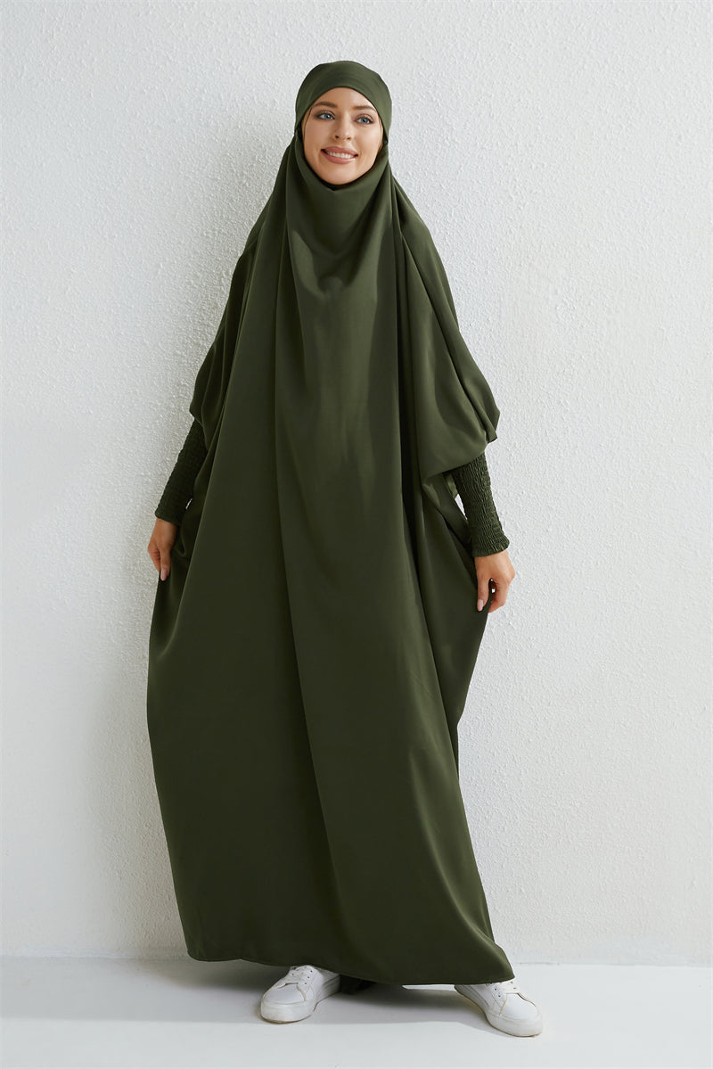 Elegant Hooded Abaya