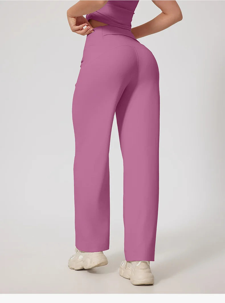 High Waisted Flared Pants