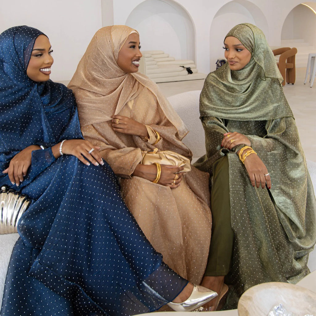 Elegant Abaya and Hijab Set