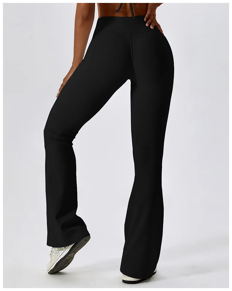 Luxury Stretch Flared Leggings