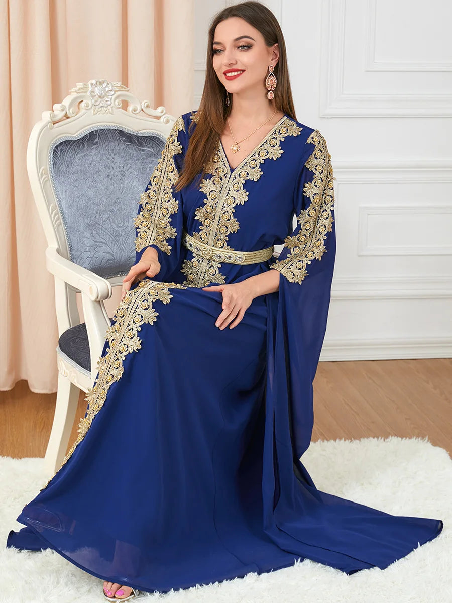 Moroccan Party Abaya Dress