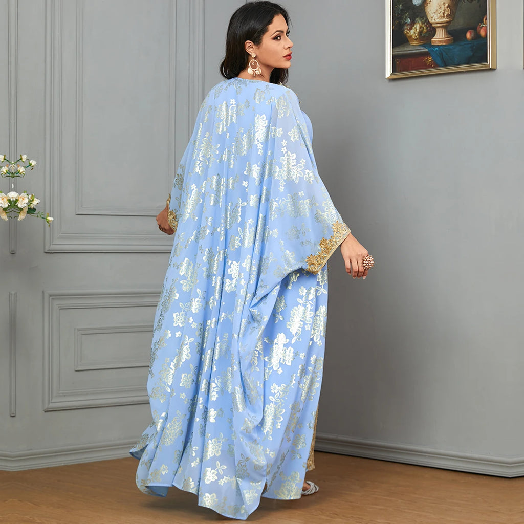 Eid Muslim Party Abaya Dress