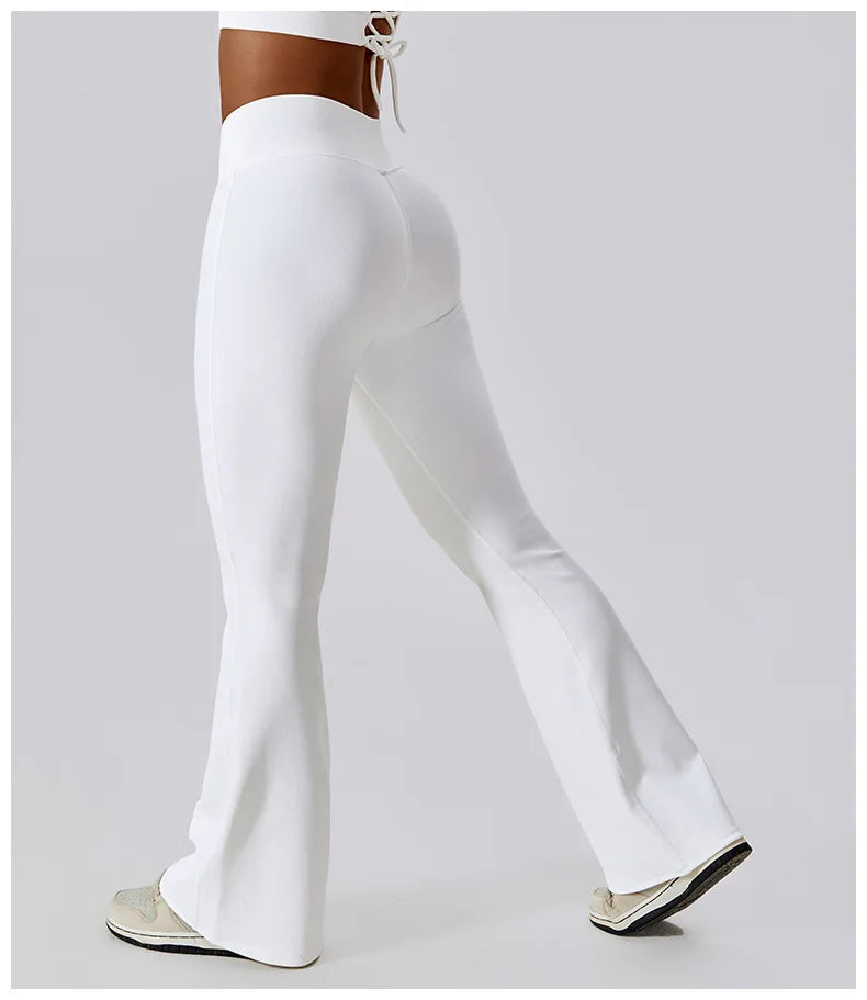 Luxury Stretch Flared Leggings