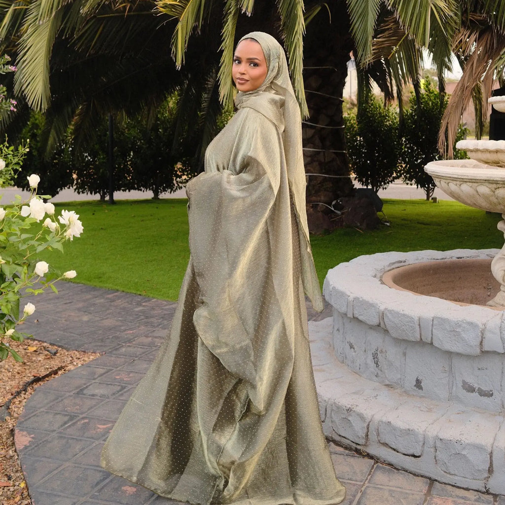 Elegant Abaya and Hijab Set