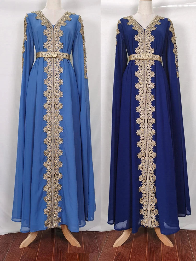 Moroccan Party Abaya Dress