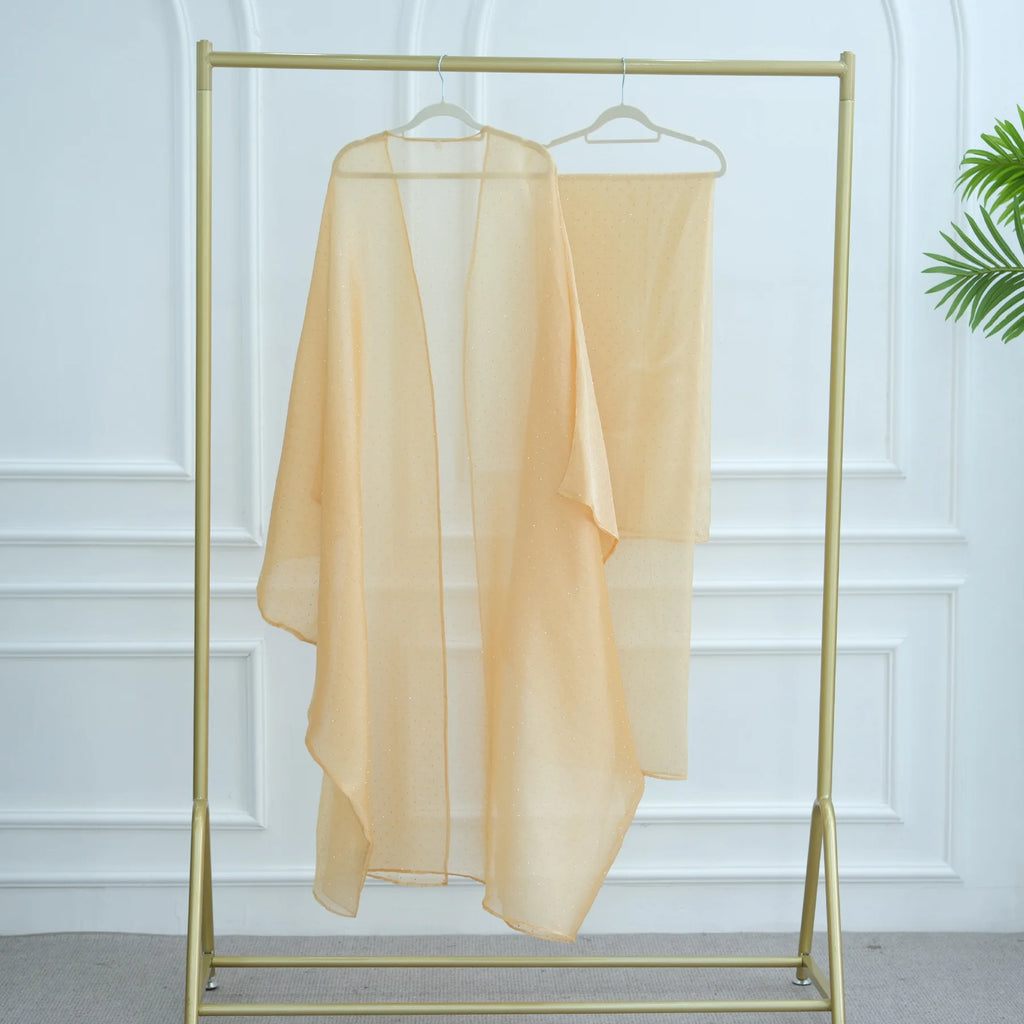 Elegant Abaya and Hijab Set